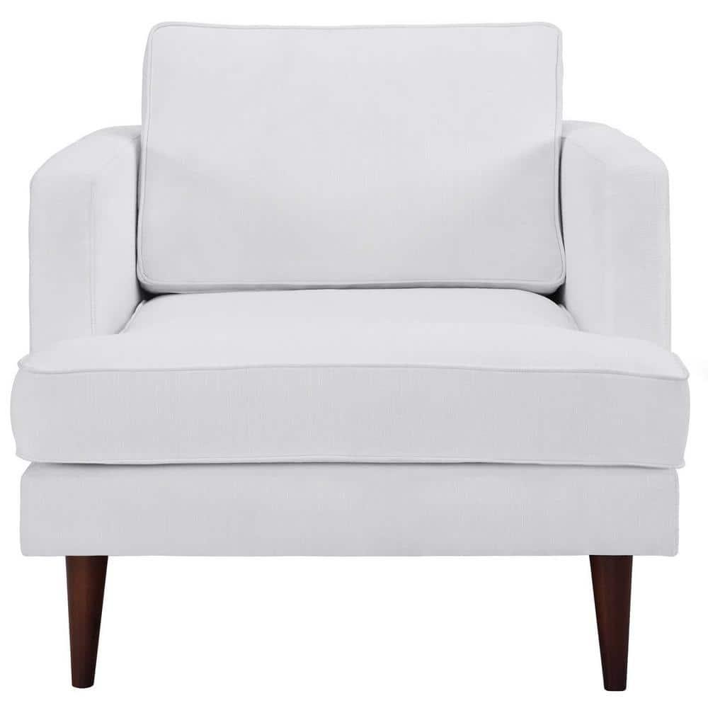 Modway Agile Upholstered Fabric Armchair - White