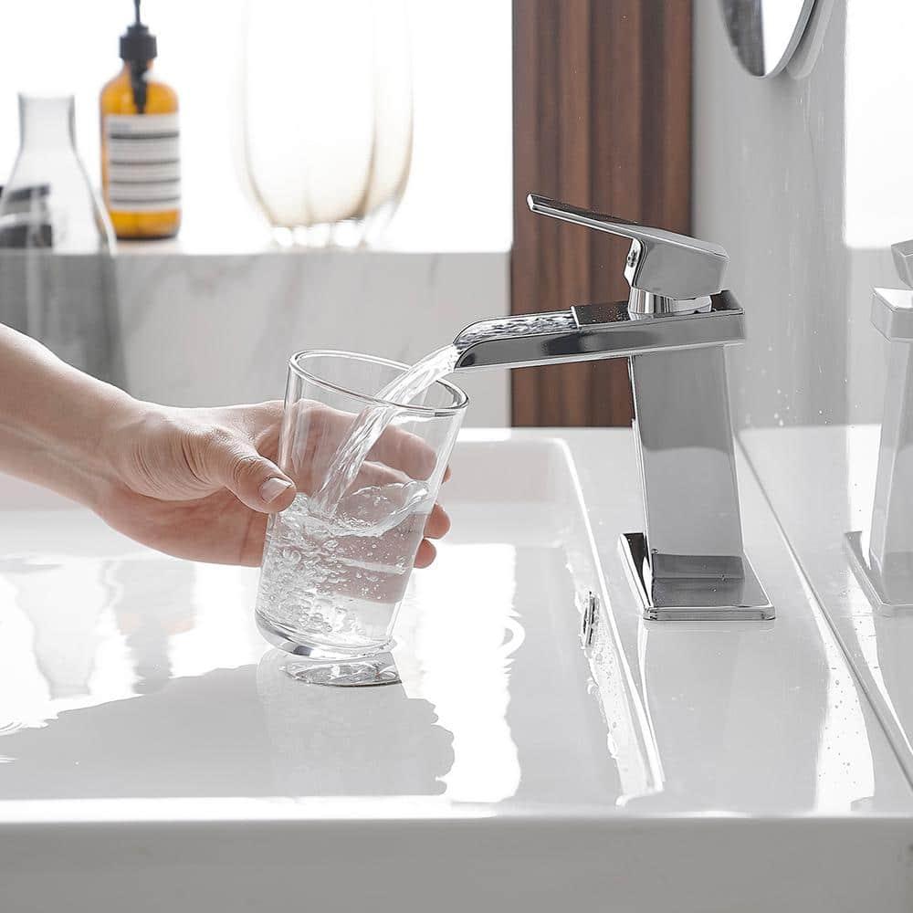 VIBRANTBATH 8009C-2 Single-Hole Single-handle Bathroom Faucet