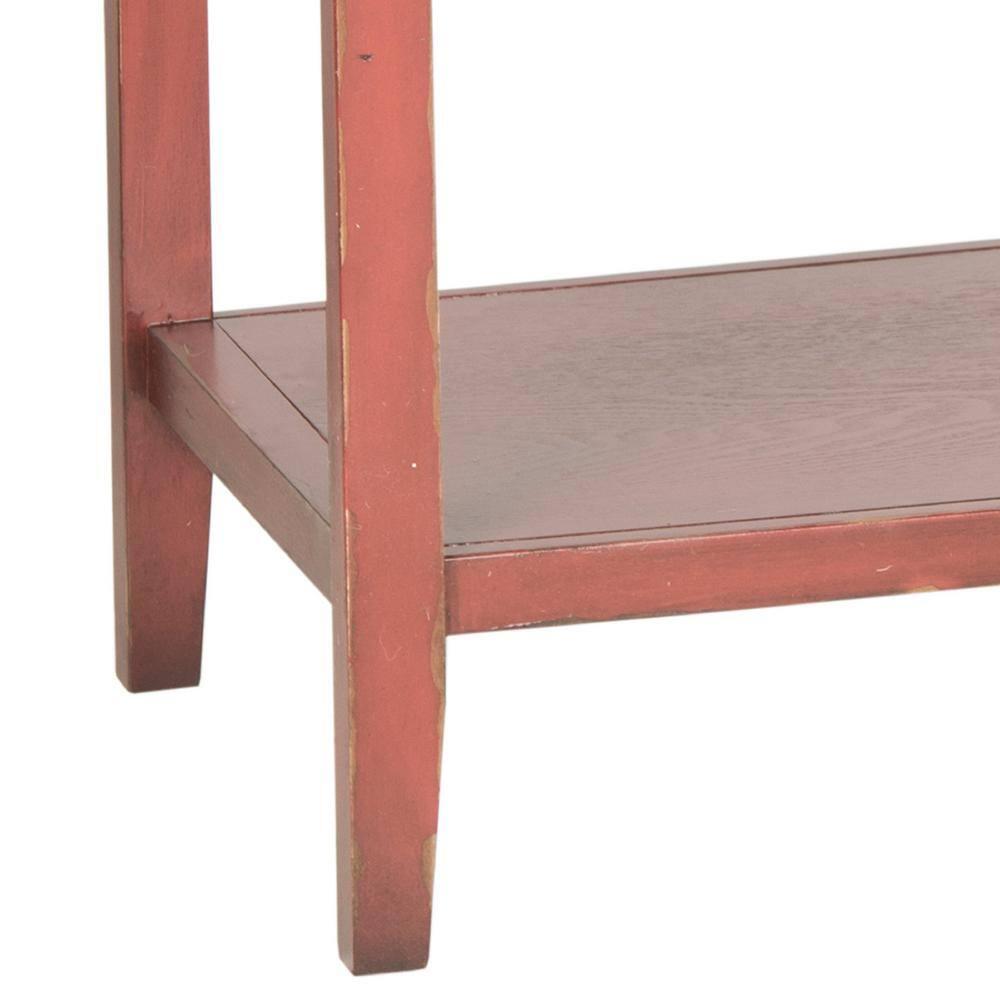 Charlotte Sideboard - Egyptian Red/Oak Top - Safavieh.