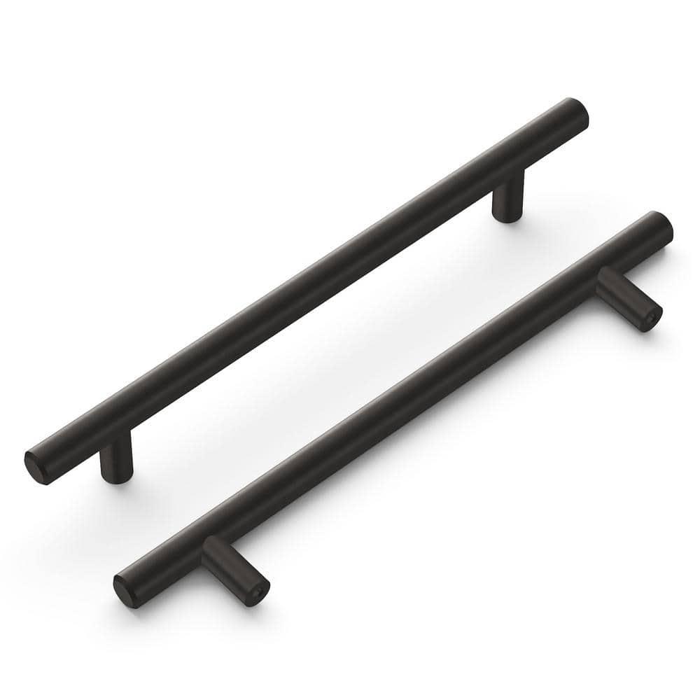 Bar Pull Kitchen Cabinet Handles, Solid Core Drawer Pulls for Cabinet Doors, 6-5/16" (160mm)