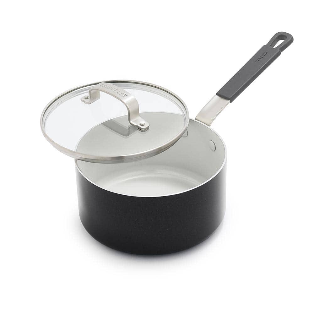 GreenPan Bobby Flay by GreenPan Professional Grade Ceramic Nonstick 2.53QT Saucepan with Lid