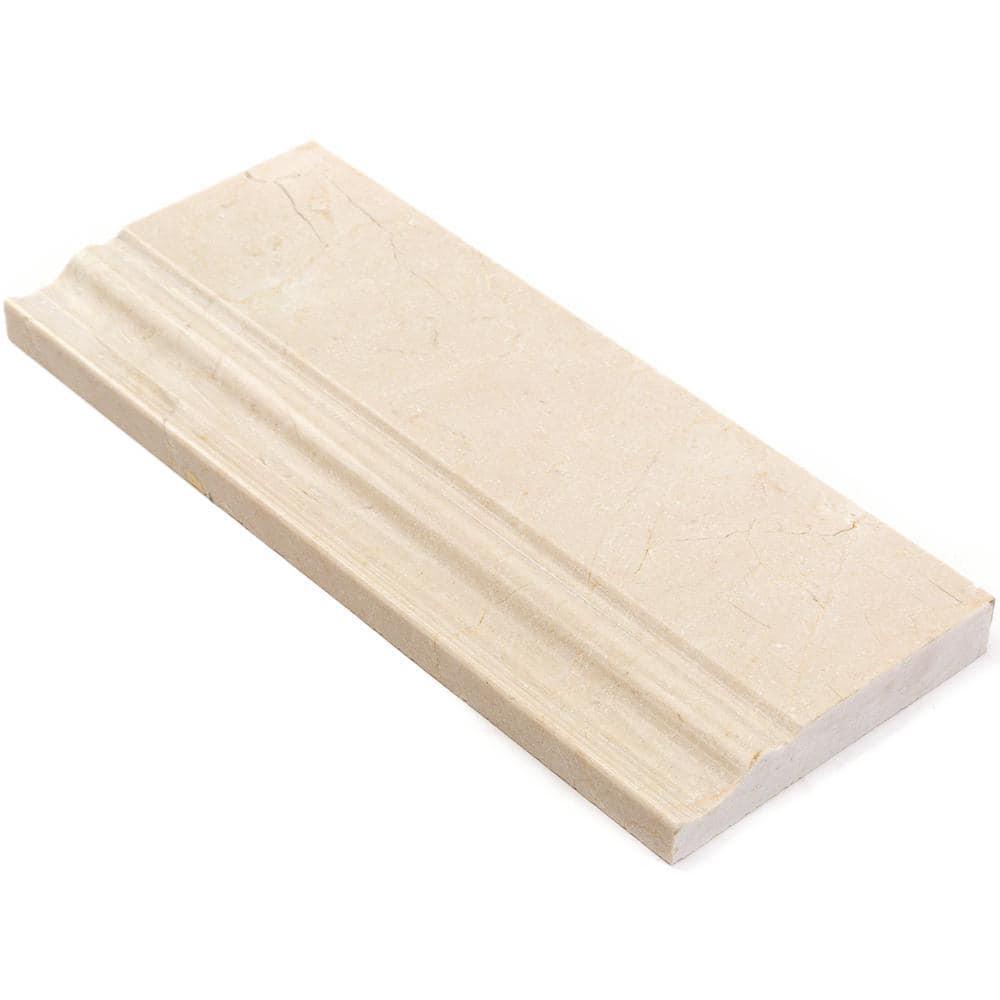 Bond Tile 12'' L x 4.75'' W Marble Tile Trim