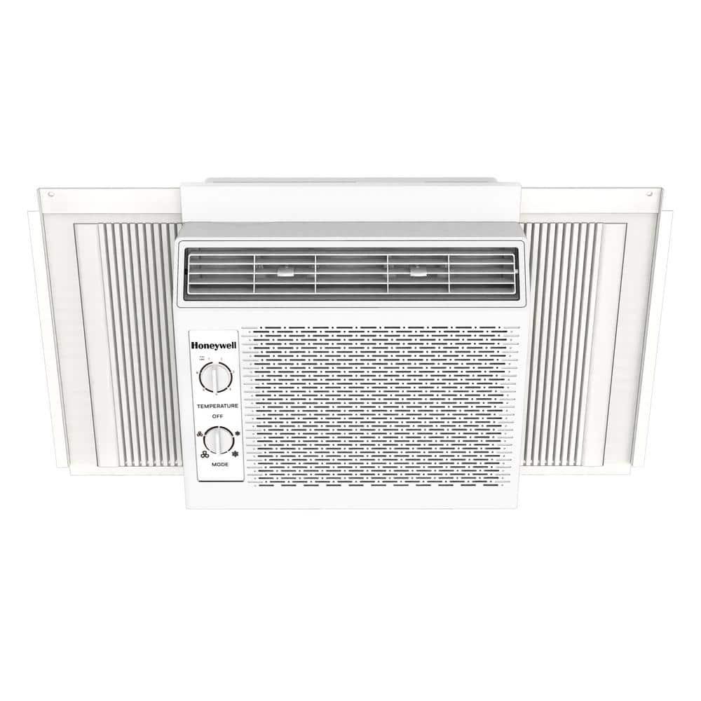 Honeywell 5,000 BTU Window Air Conditioner, Adjustable Thermostat, 7 settings, Quiet, 150 sq ft Coverage