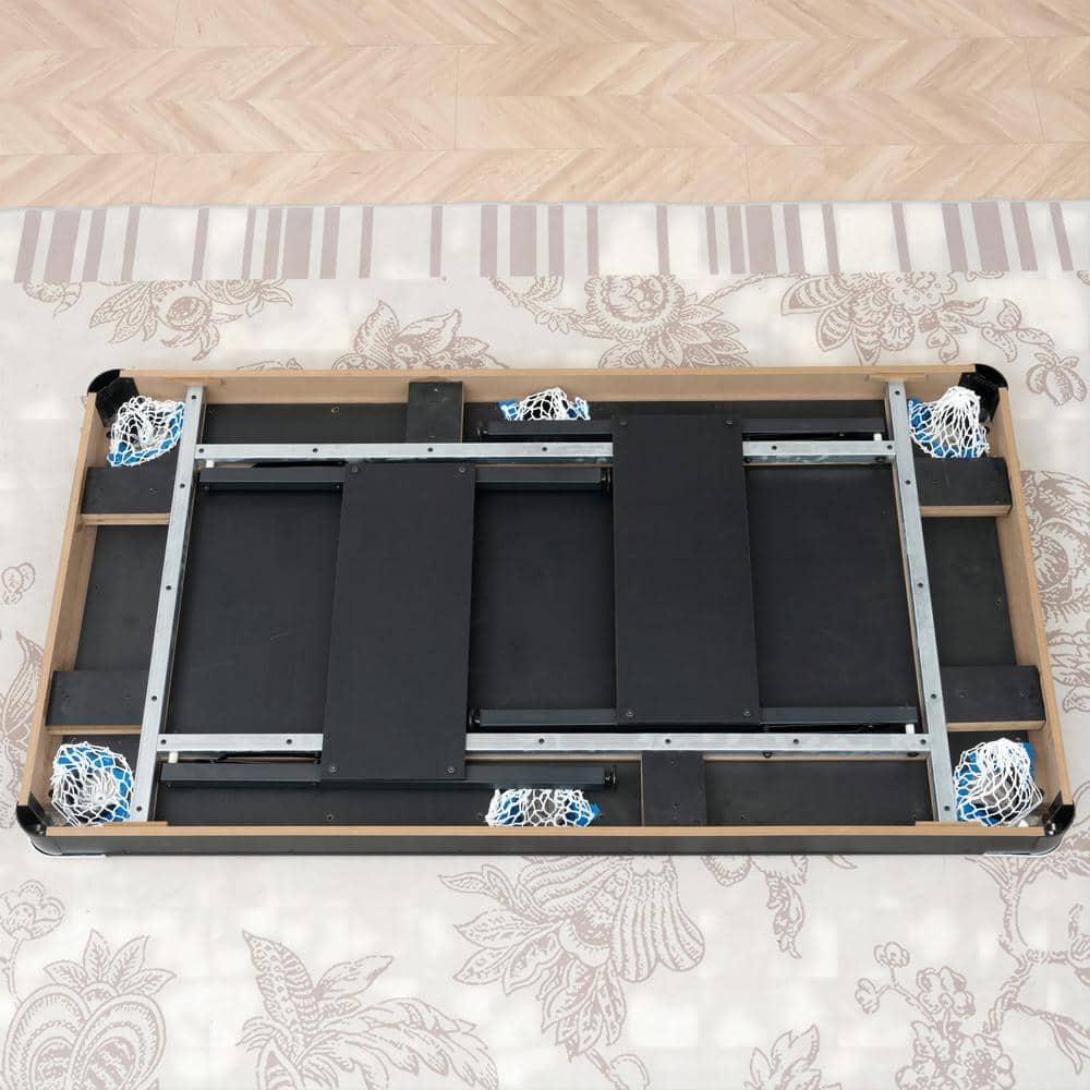 Danolapsi 5.5 FT 3-in-1 Portable Pool Table,Folding Pool Table,Foldable Billiards Game Table for Kids and Adults,Billiard Table,Table Tennis,Dining Table,with Safety Anti Collapse Locks Legs