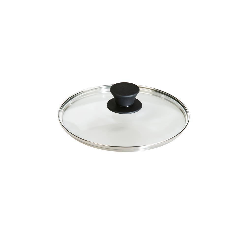 Lodge Cast Iron 8" Tempered Glass Lid, GL8, with Silicone Knob
