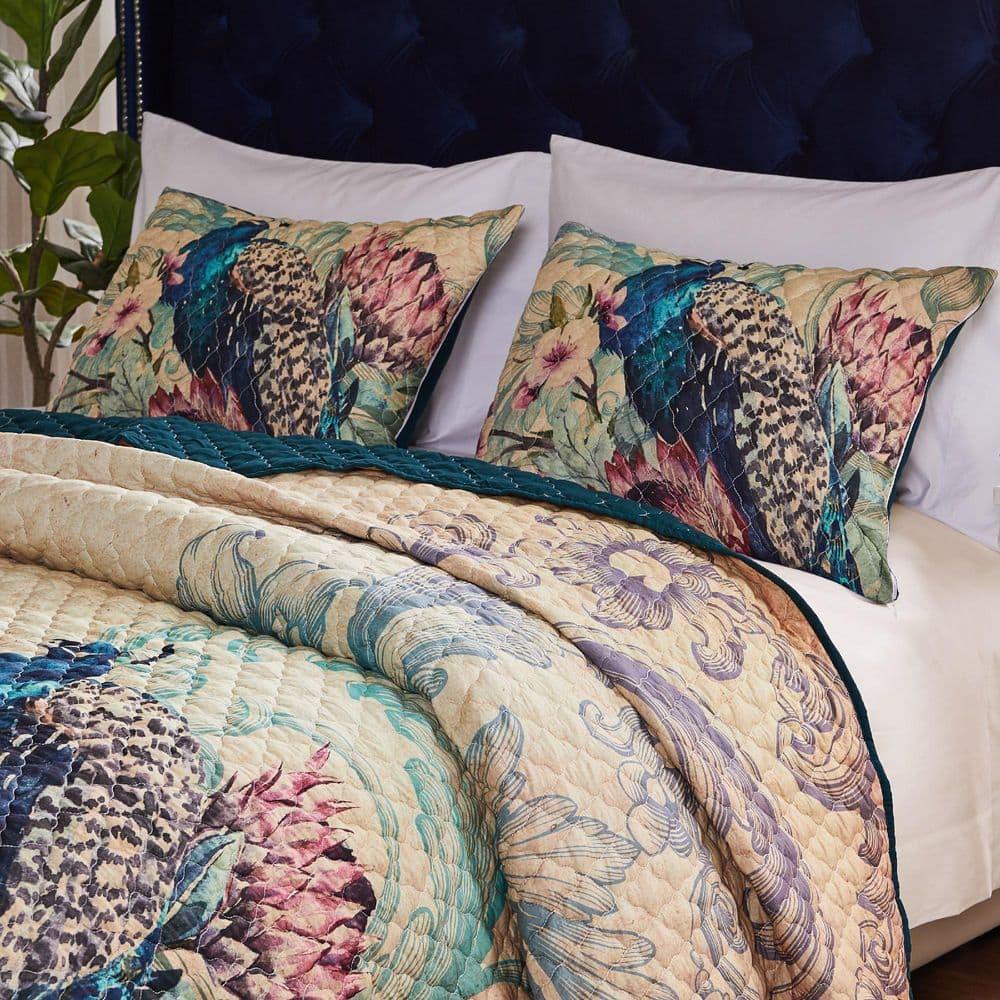 Barefoot Bungalow Eden Peacock Boho Vintage Quilt Set & Reviews | Wayfair