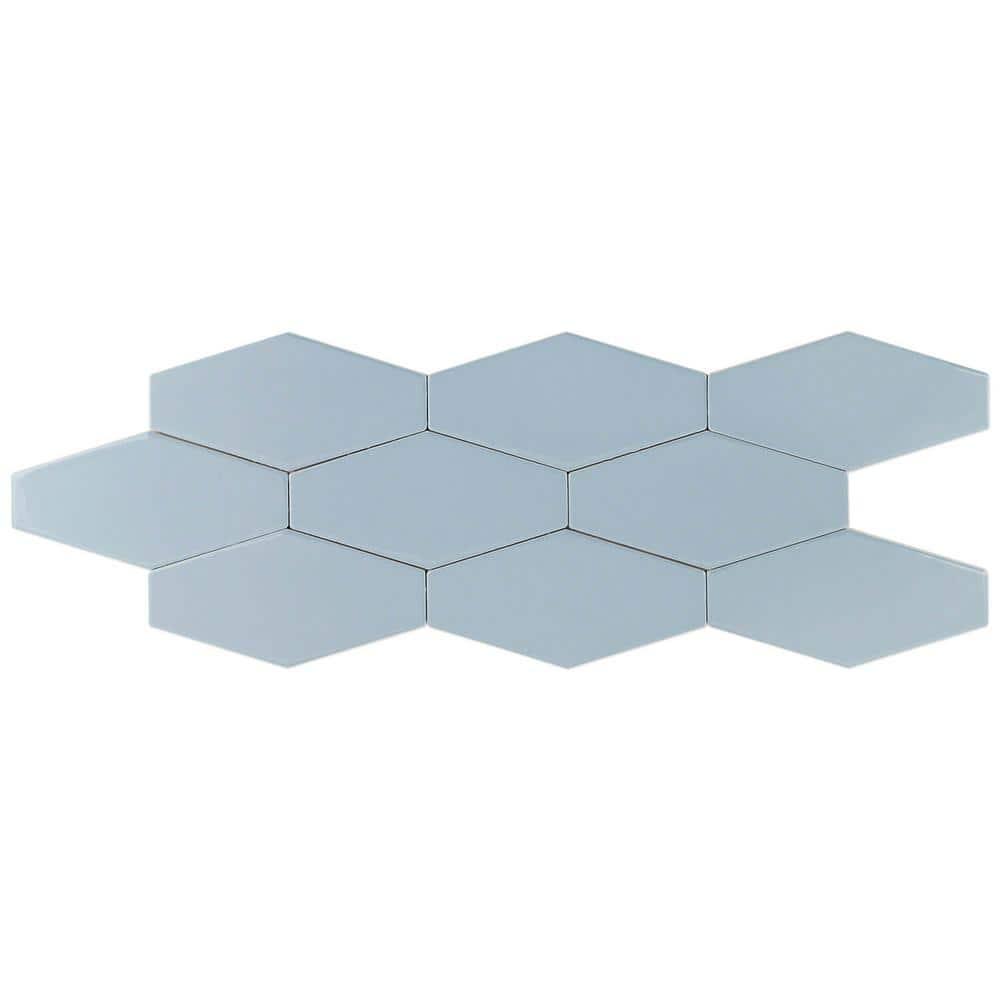 Midland Hexagon 4" x 8" Ceramic Subway Wall Tile (5.38 sq. ft. / box)