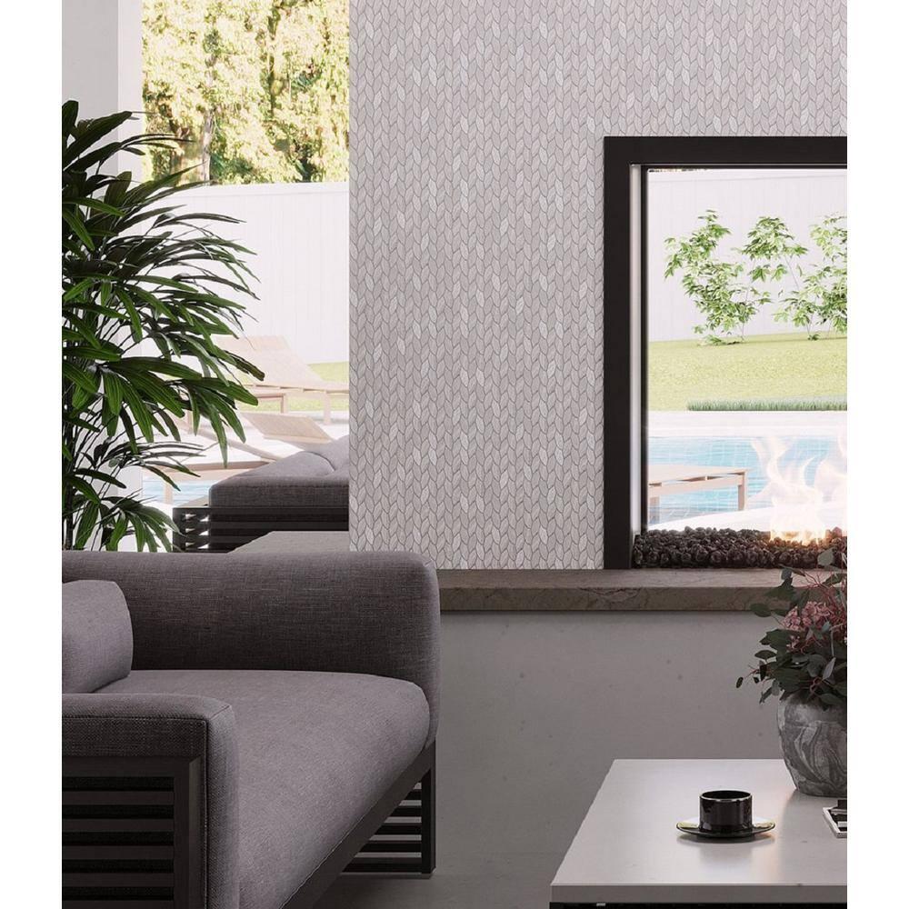 11.8" x 12" Marble Novelty Mosaic Wall & Floor Tile