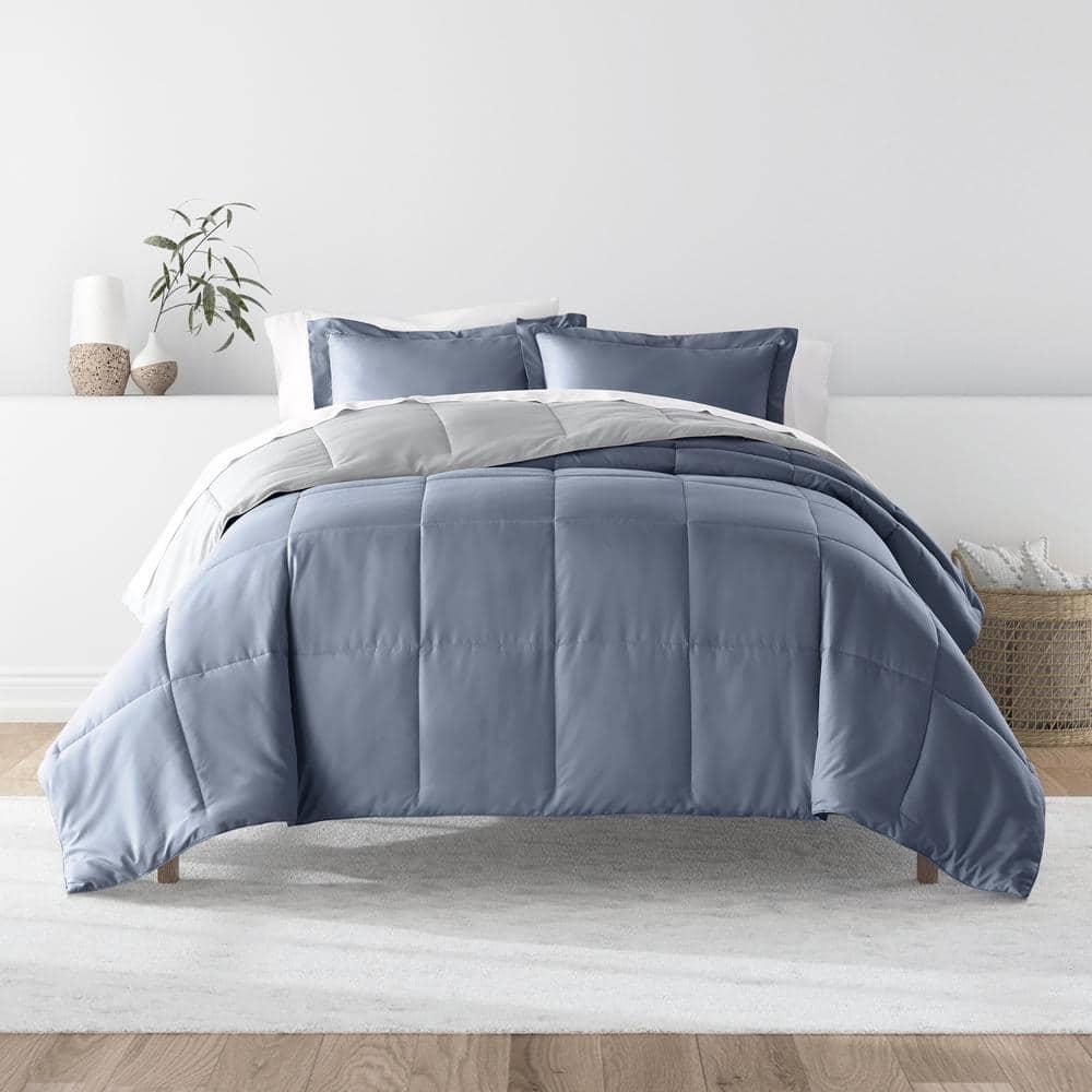 Reversible Down-Alternative Comforter Bedding Set