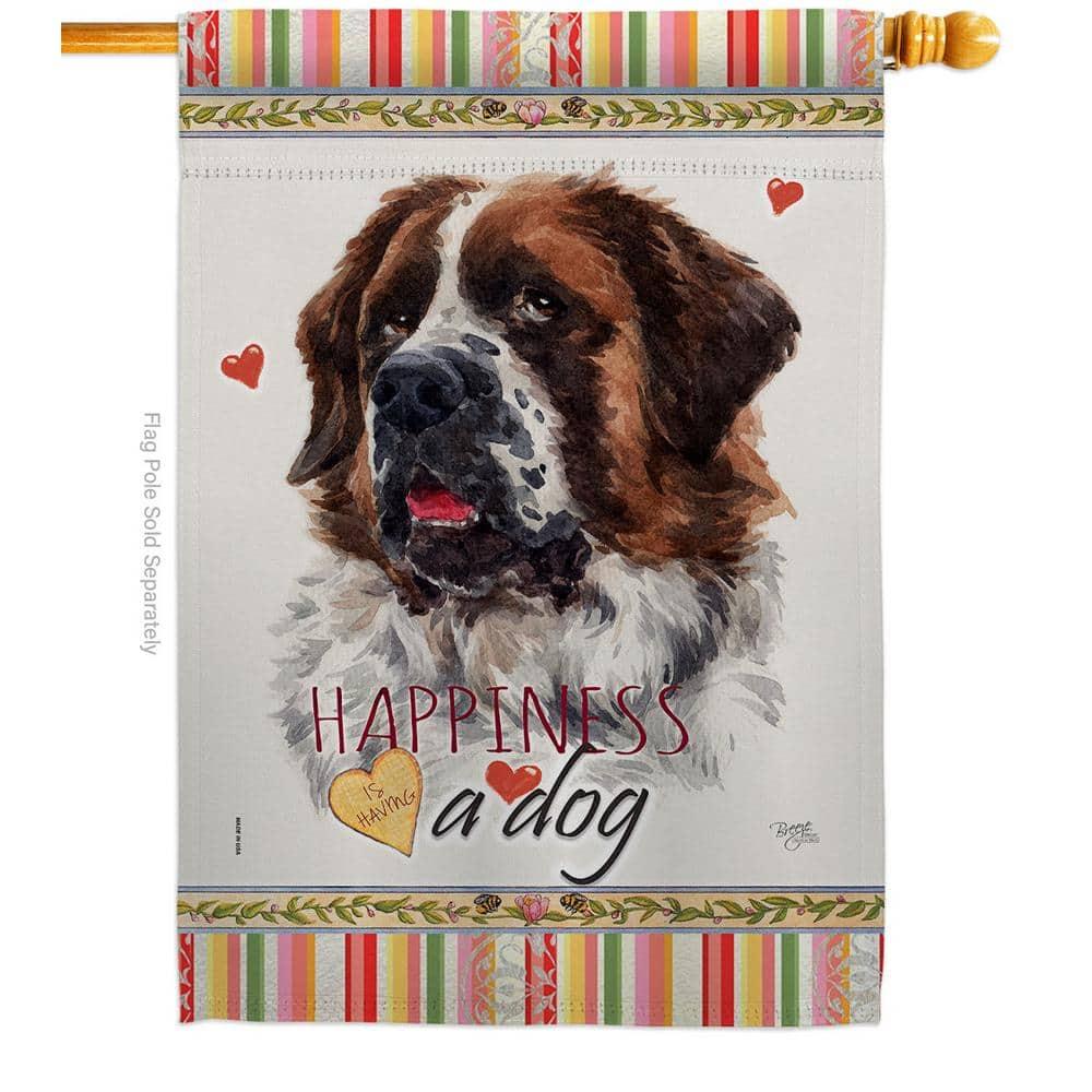 Breeze Decor Double Sided 40'' H x 28'' W Polyester Animal House Flag
