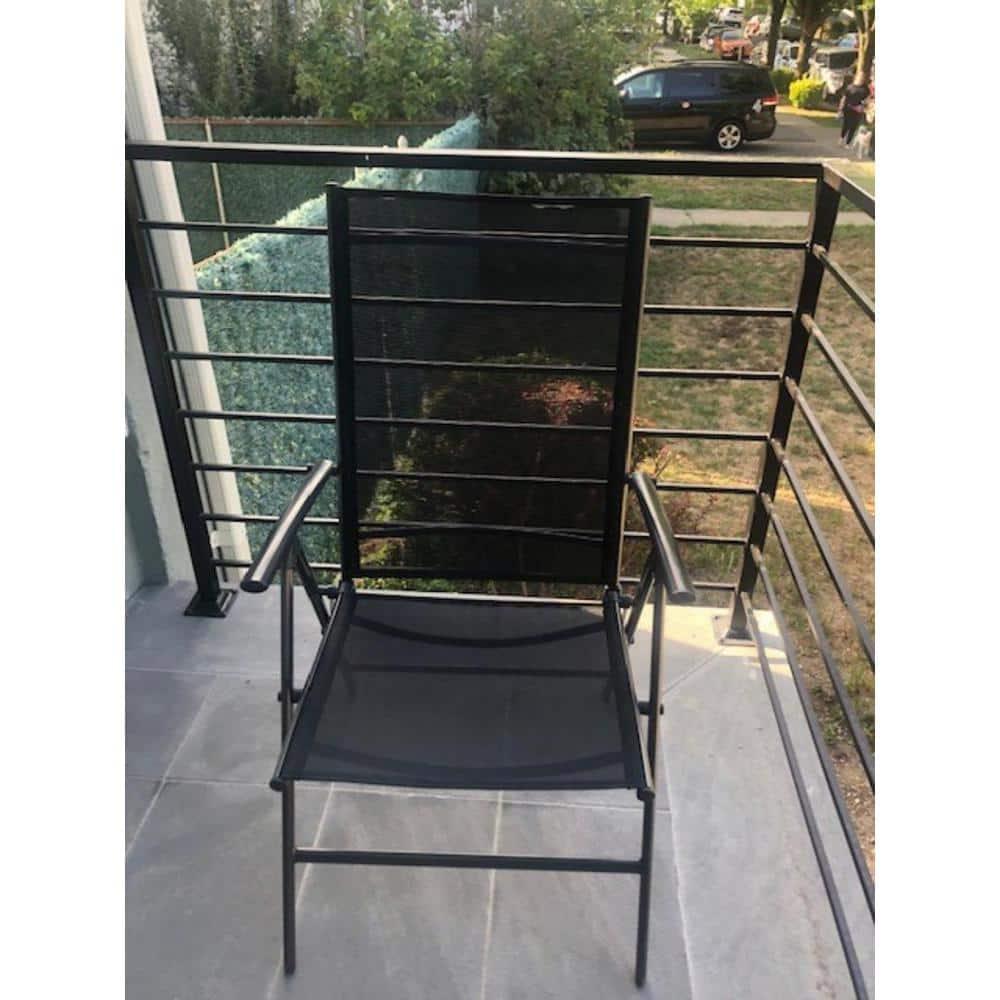 Corrigan Studio® Set Of 2 Adjustable Portable Patio Folding Dining Chair Recliners