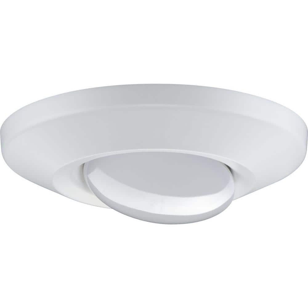 Progress Lighting, Intrinsic Collection, 1-Light Surface Mount, Satin White, Eyeball Downlight