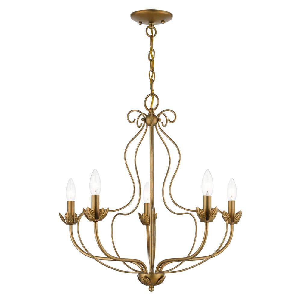 Livex Lighting - Katarina - 5 Light Chandelier In Transitional Style-23 Inches