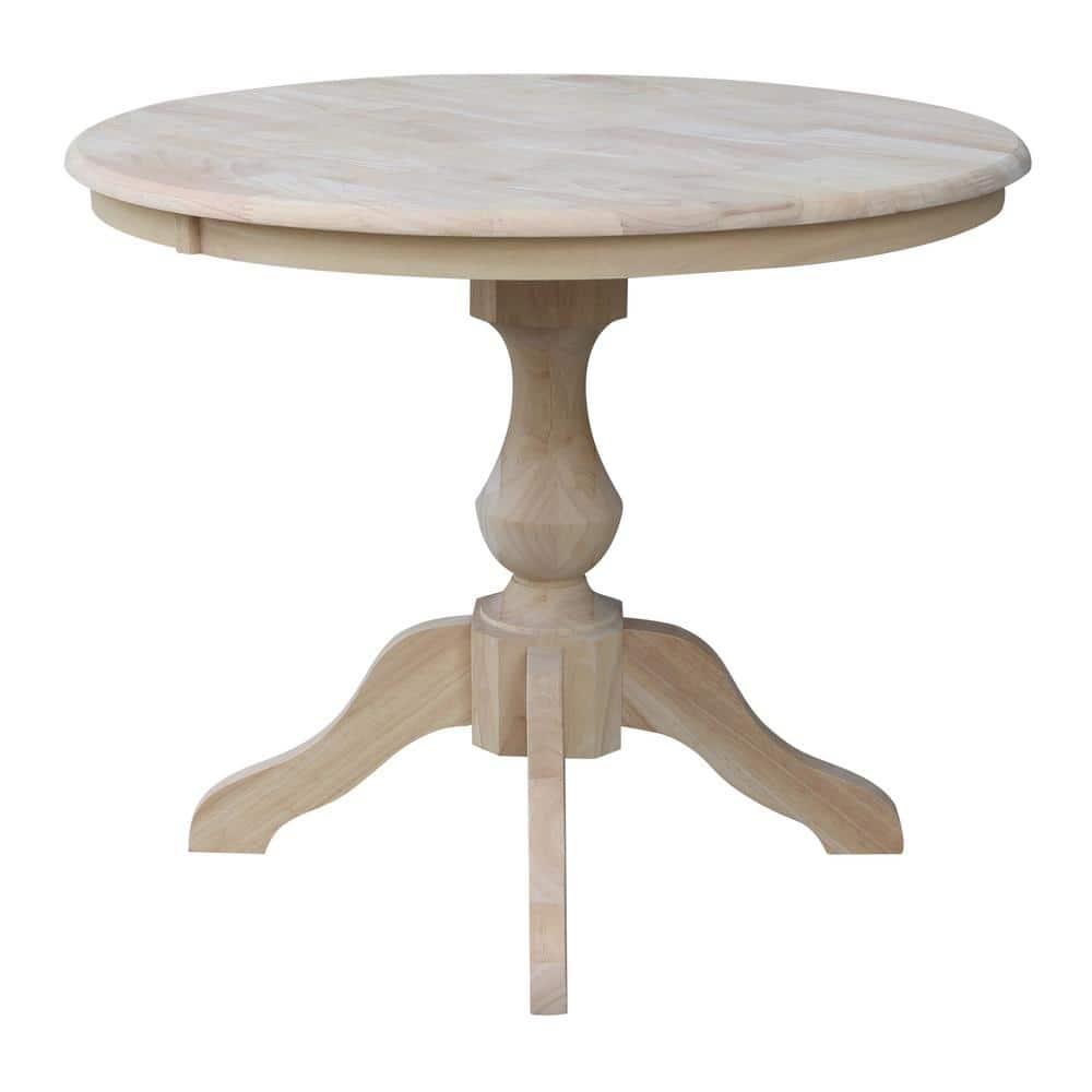 International Concepts 36" Round Top Pedestal Table - 28.9"H