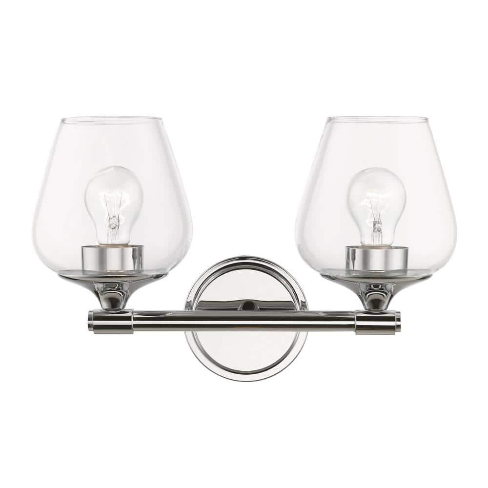 Livex Lighting Willow 2 - Light Vanity in  Polished Chrome