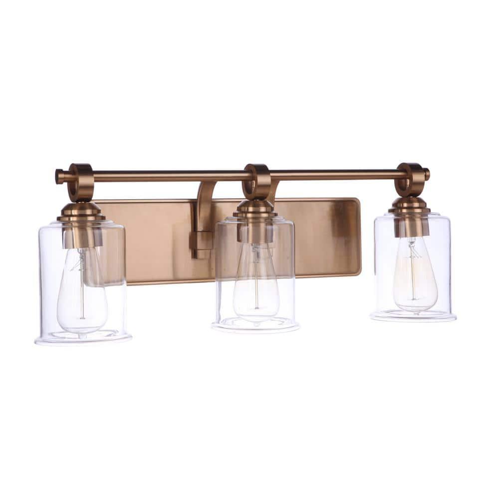 Craftmade Lighting Romero 3 - Light Vanity in  Satin Brass