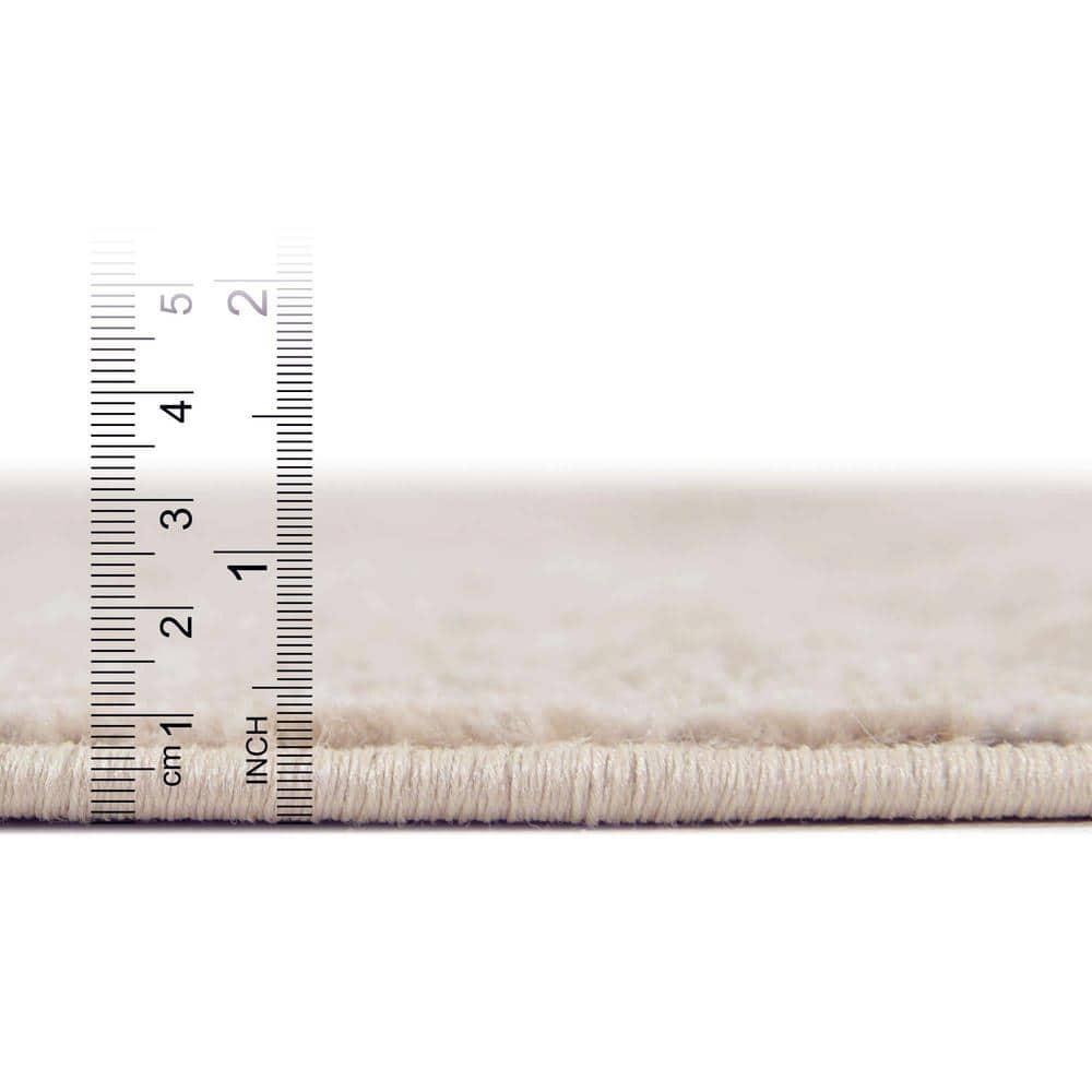 Unique Loom Portland Collection Area Rug - Woodburn (2'  x 6' 1" Runner Ivory/Beige)
