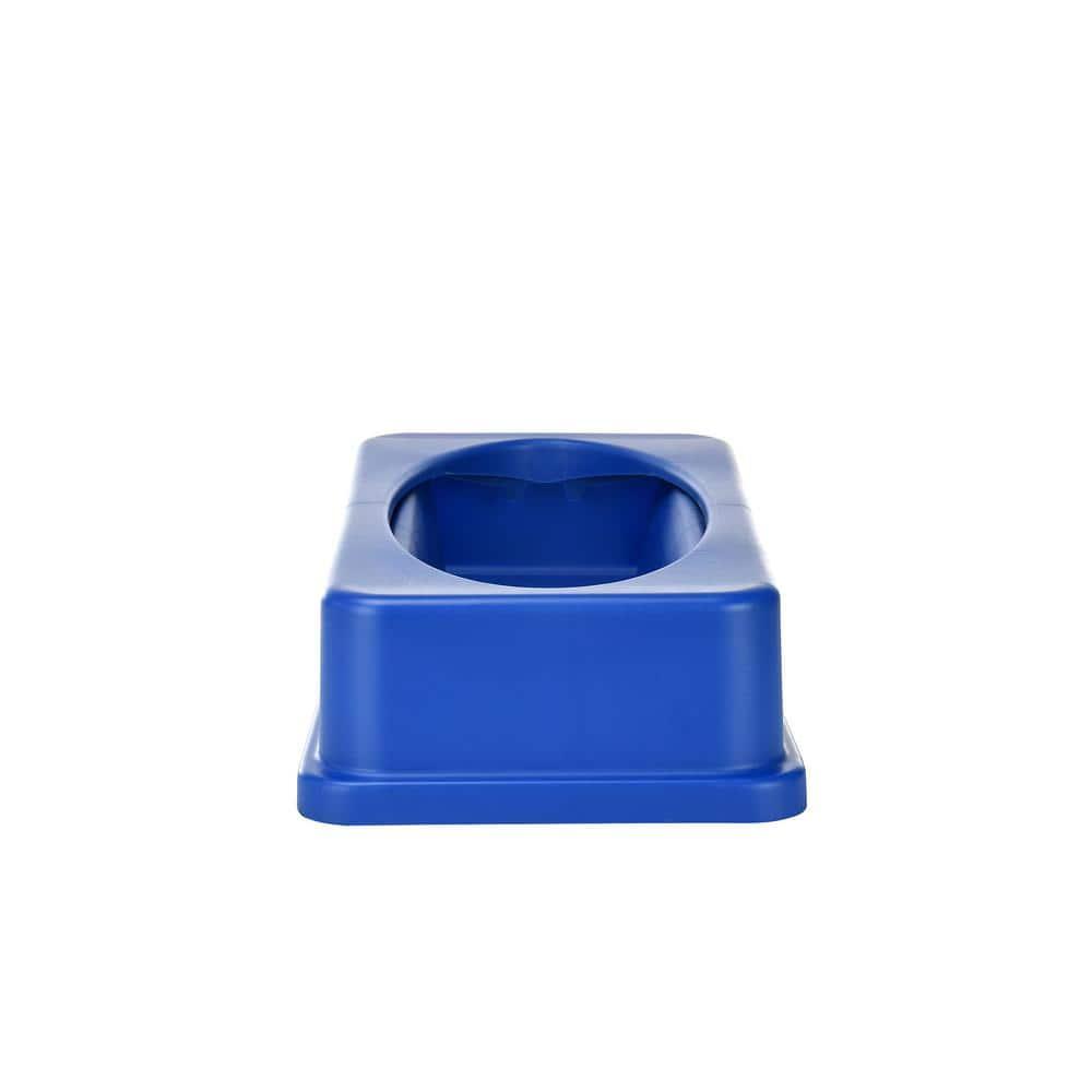 Alpine Industries 23 Gallon Trash Can Recycle Bin and Drop Slot Lid