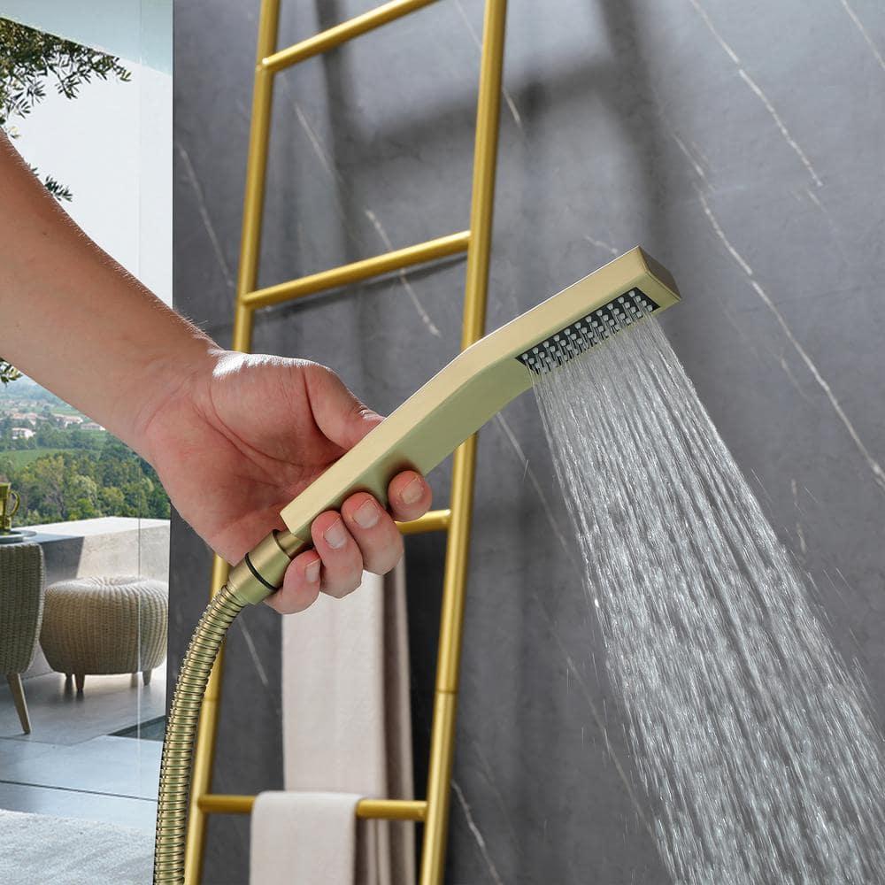Floor Tub Spout with Diverter