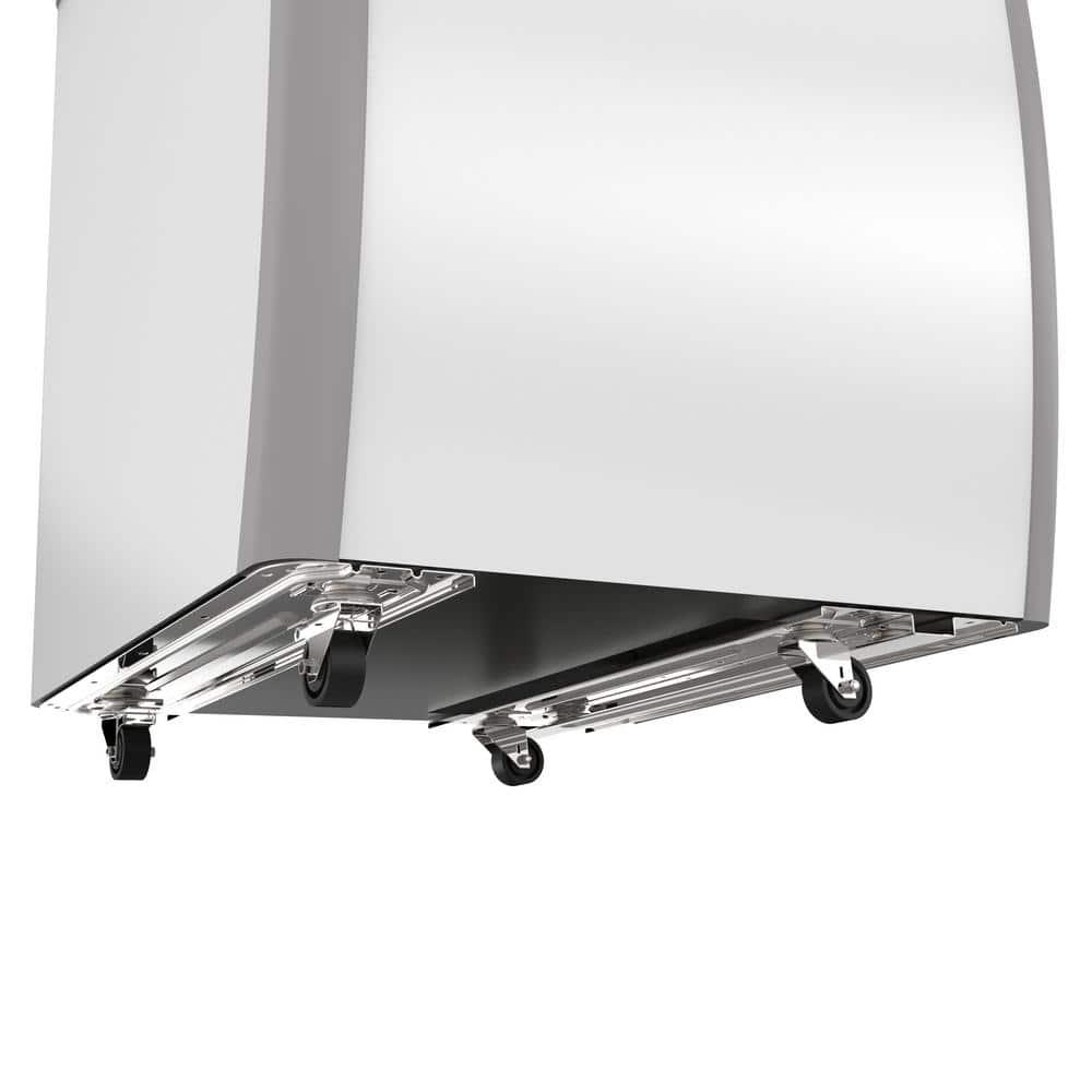 KoolMore 26 in. 4 Tub Ice Cream Dipping Cabinet Display Freezer with Sliding Glass Door and Sneeze Guard, 6 cu. ft. KM-ICD-26SD-FG.