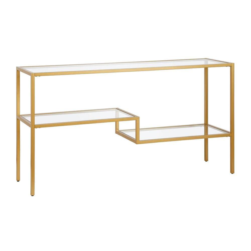 Lovett Glass Top Console Table