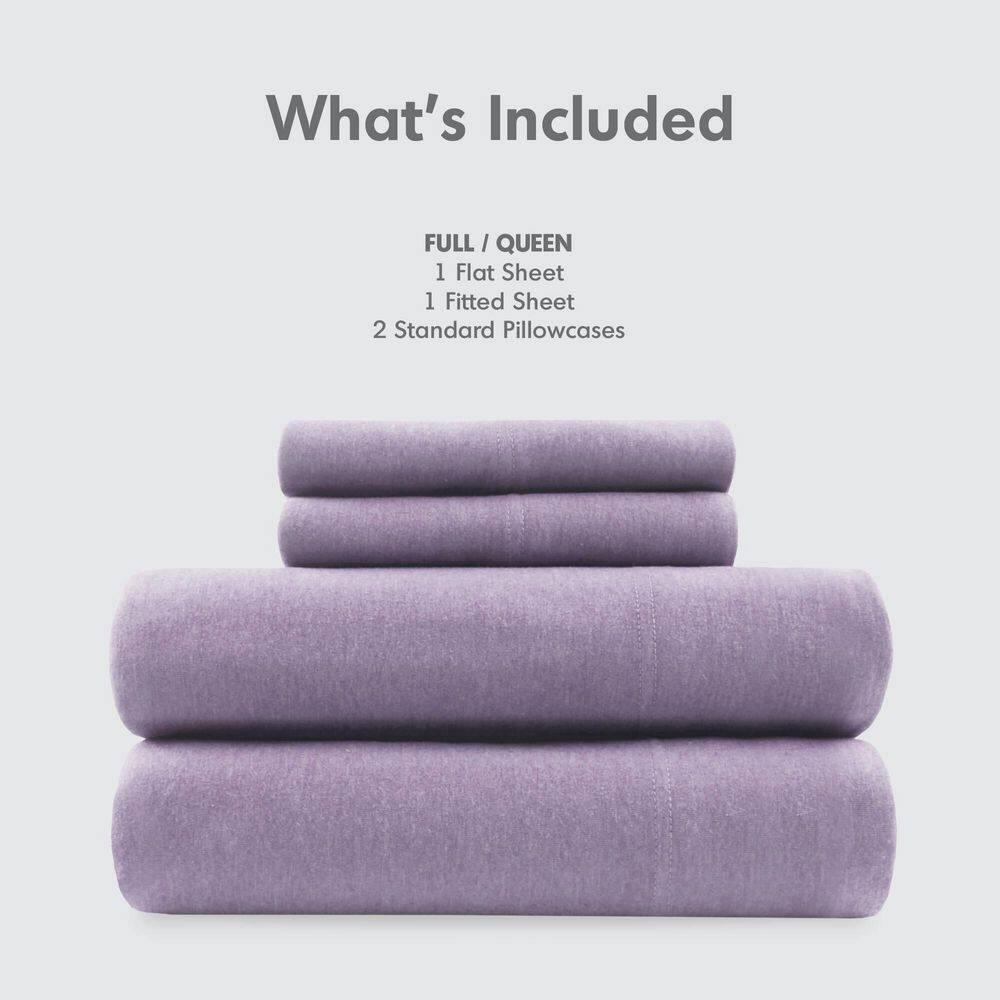 Cotton Blend Jersey Knit All Season Sheet Set