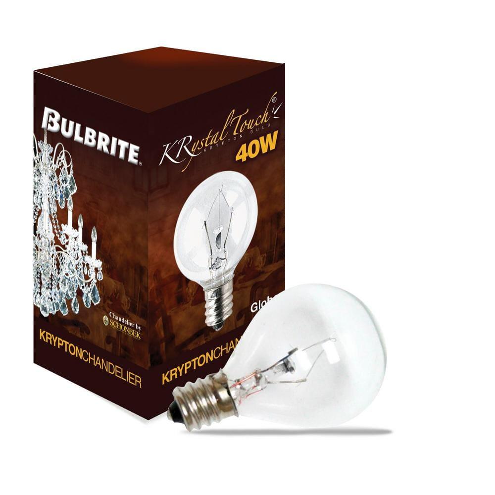 Bulbrite KX2000 Pack of (2) 40 Watt Dimmable Frost T3 Xenon Light Bulbs with Mini-Candelabra (E11) Base, 2700K Warm White Light