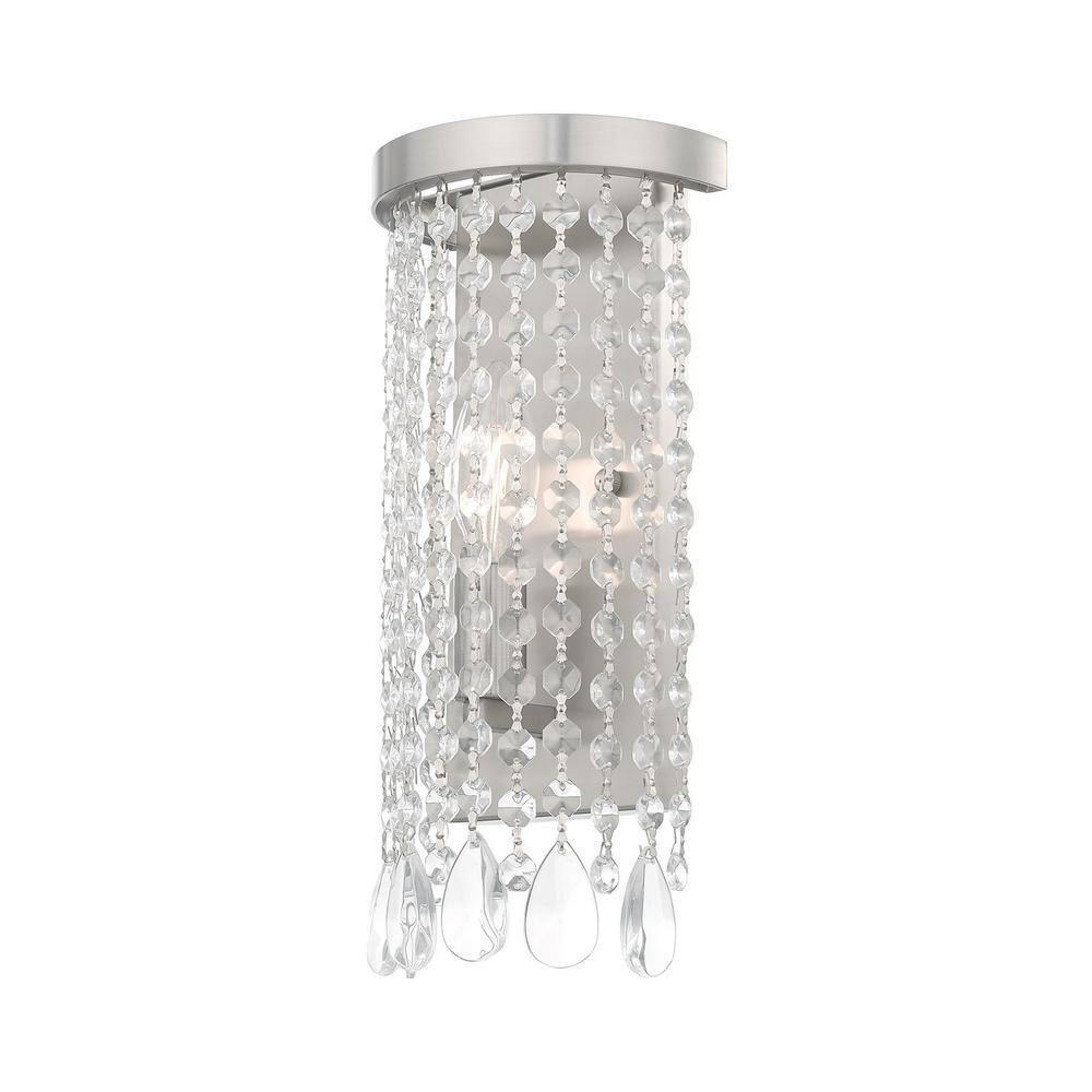 Livex Lighting Elizabeth 1 - Light Wall Light in  Brushed Nickel