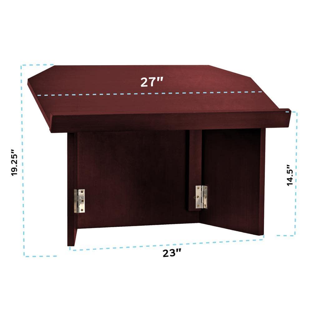 AdirOffice Adiroffice Foldable Tabletop Podium Presentation Lectern