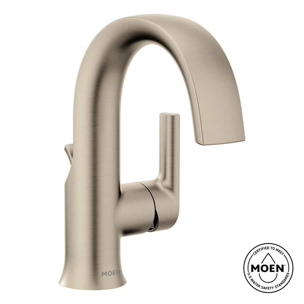 Doux Single Hole Bathroom Faucet with Drain Assembly