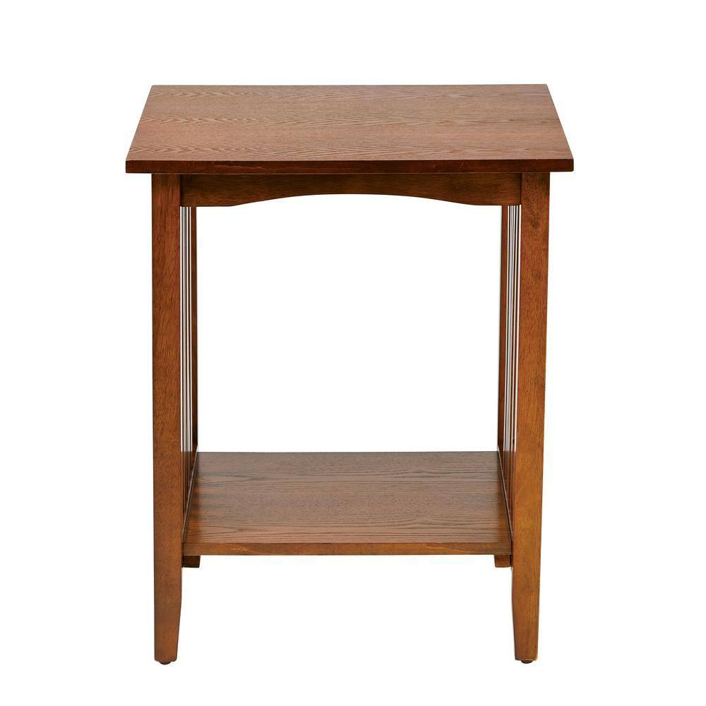 Sierra Side Table in Ash Brown Finish by OSP Home Furnishings