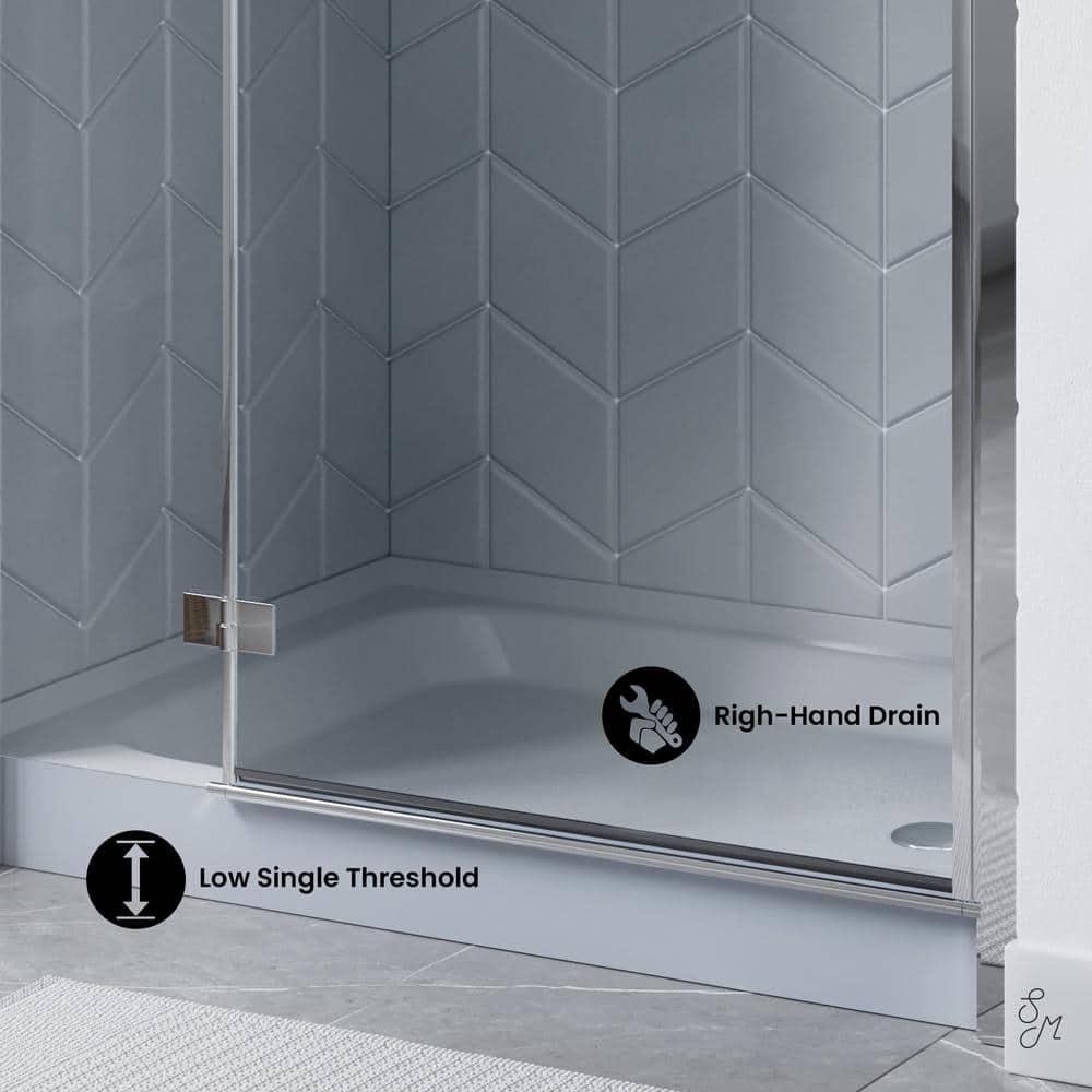 Voltaire 48" x 36" Single-Threshold, Shower Base
