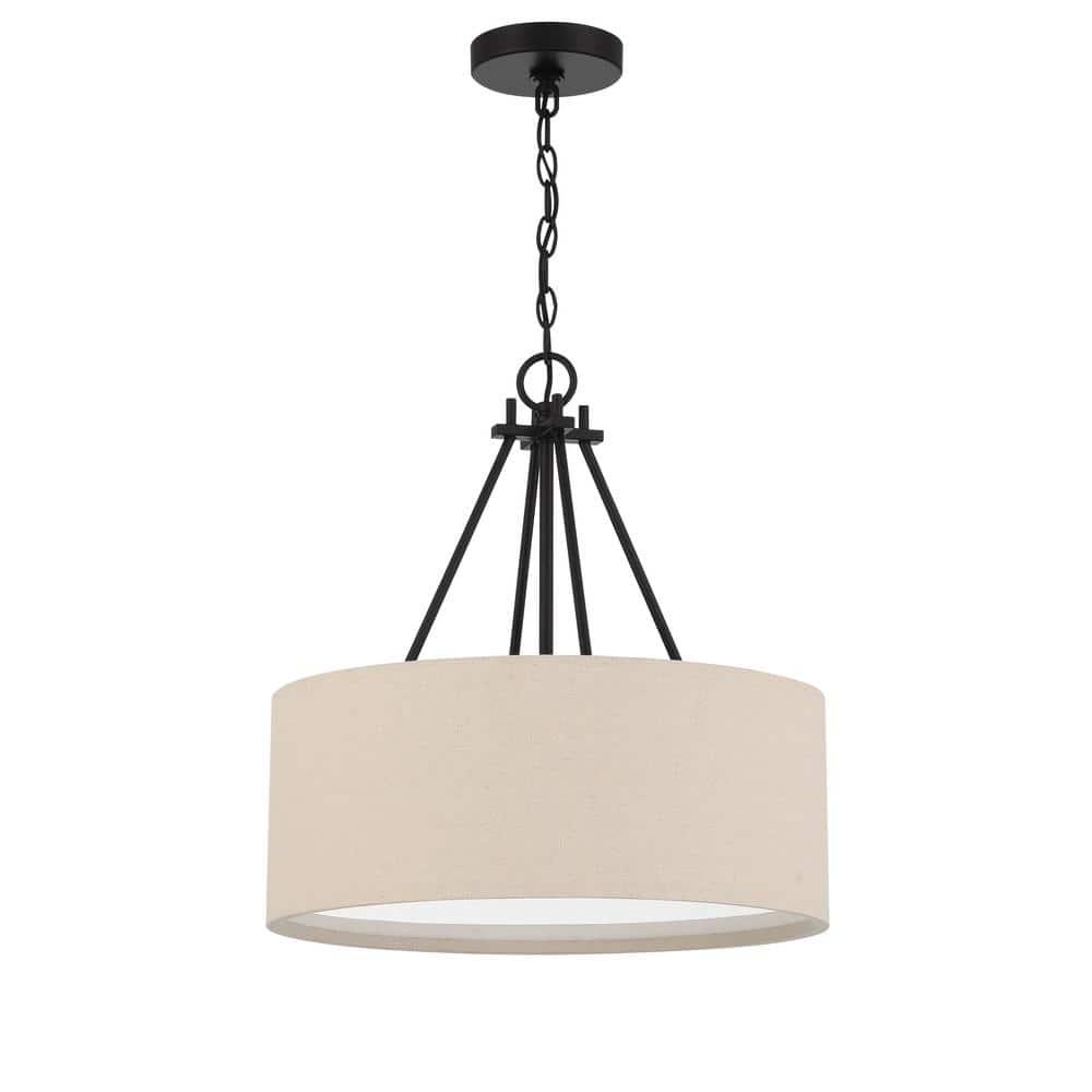 Craftmade Lighting Duke 3 - Light Pendant in  Flat Black