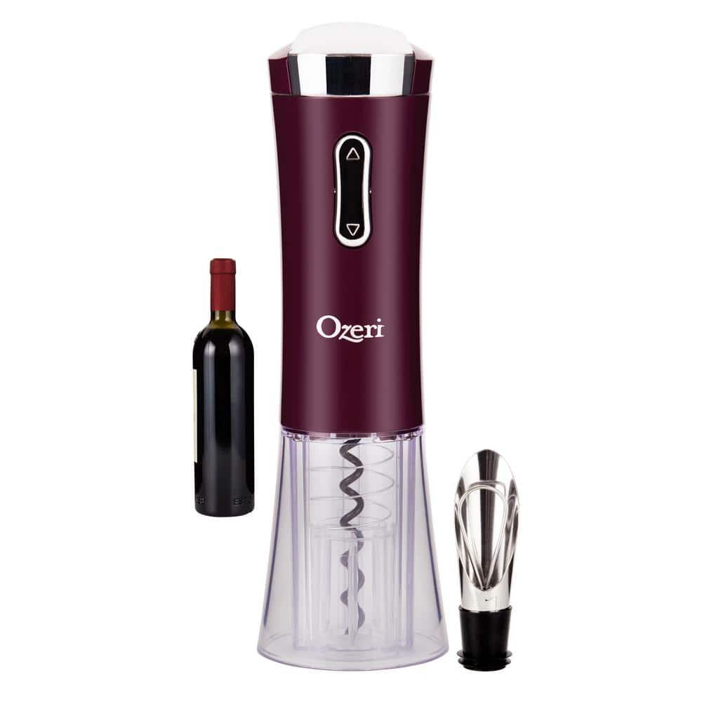 Ozeri Nouveaux Electric Wine Opener with Removable Free Foil Cutter