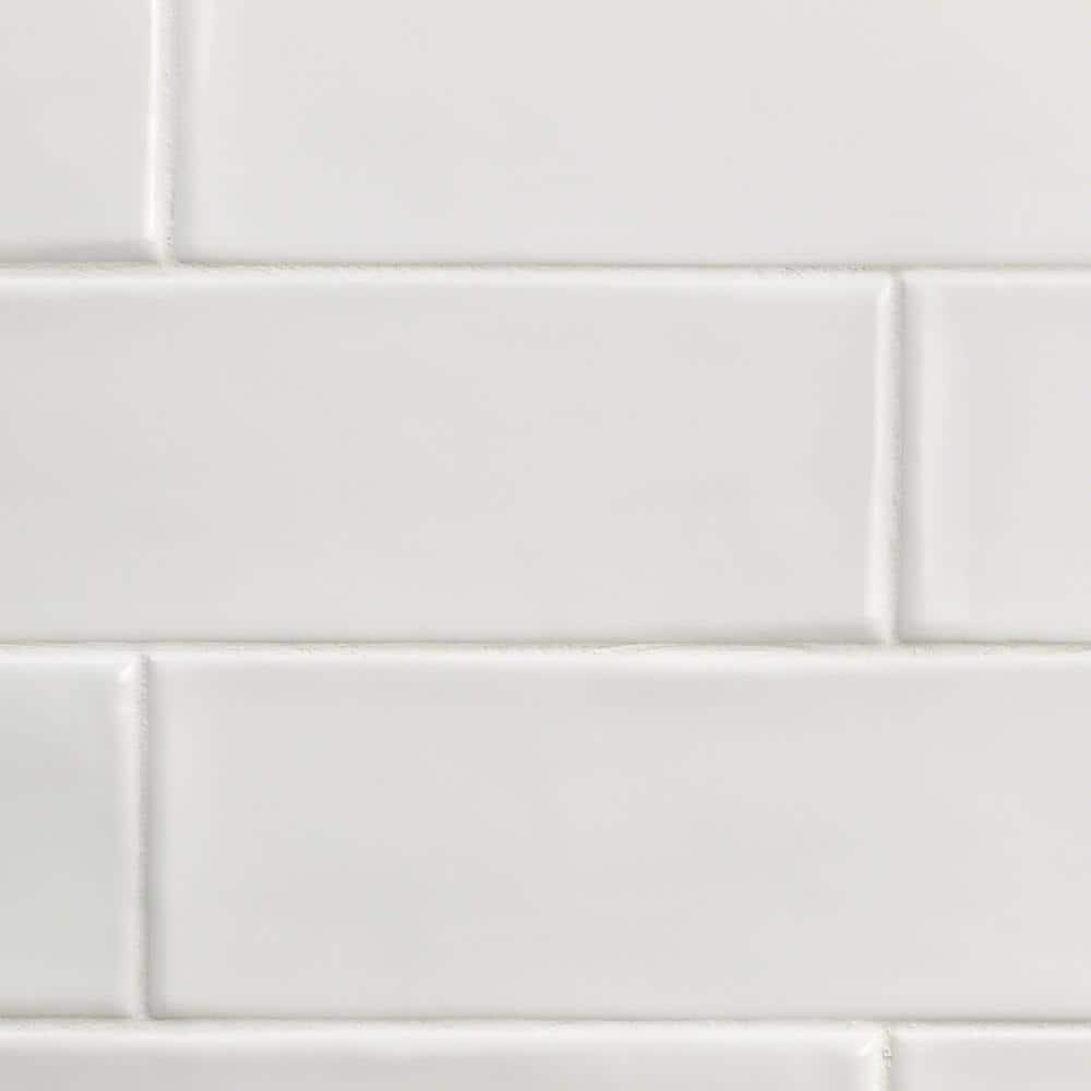 Midland 3'' W x 12'' L Polished Ceramic Subway Tile (5.38 sq. ft. / box)
