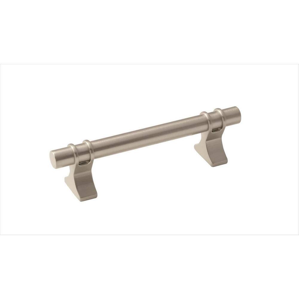 Amerock Davenport 3-3/4 inch (96mm) Center-to-Center Satin Nickel Cabinet Pull