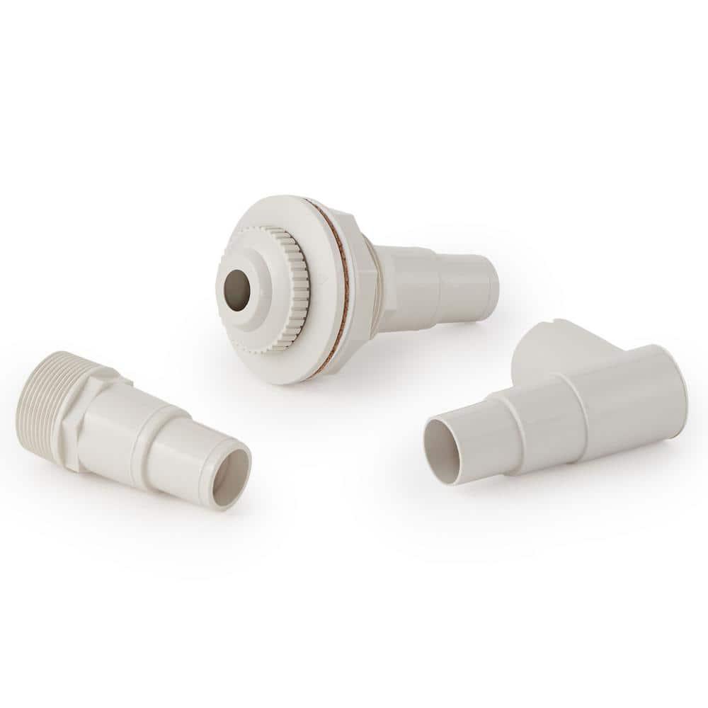 Aquarian Phoenix 18' x 52" Steel Frame Above-Ground Pool Kit, DIY Family Size Backyard Pool with Sand Filter Pump, Ladder, Liner, & Thru-Wall Skimmer