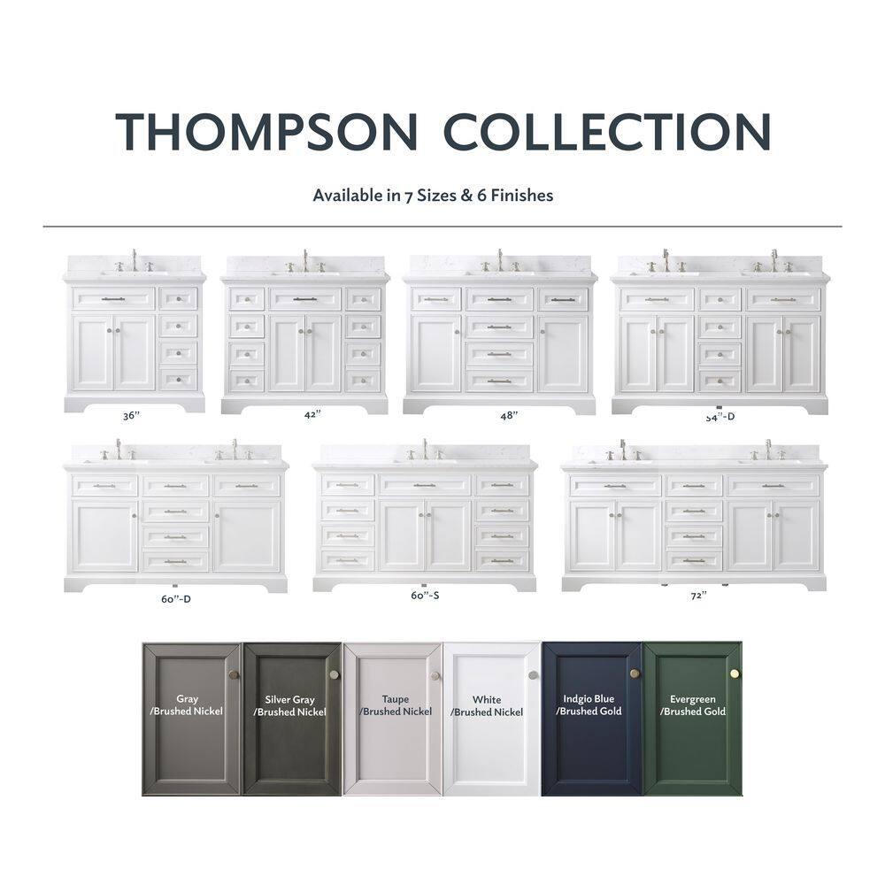 Sudio Design Thompson 60" W Double Vanity & Reviews | Perigold