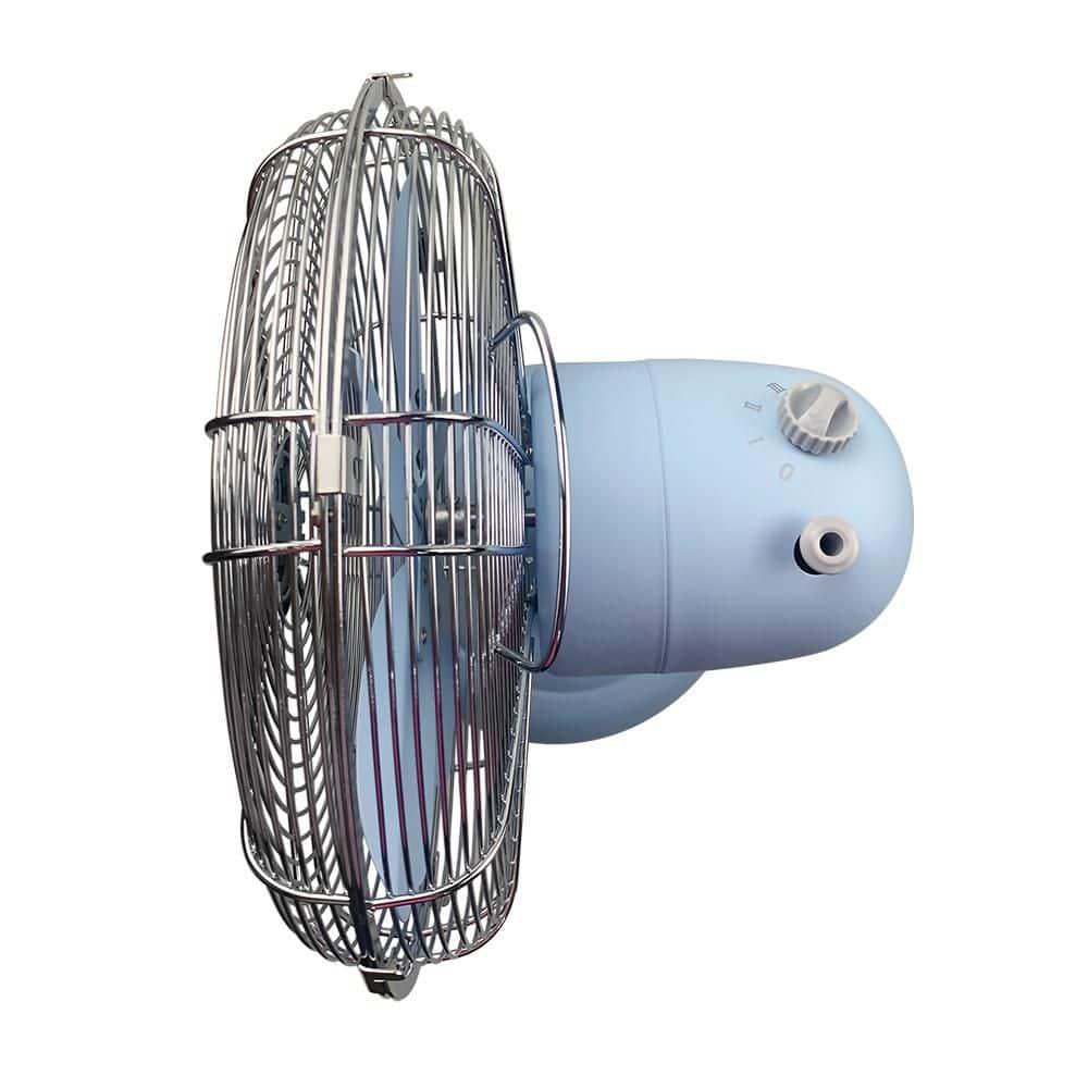 Good Housekeeping Good Housekeeping's All-Metal Retro 3-Speed 12" Oscillating Office Desk Table Fan (Multiple Finishes Available)