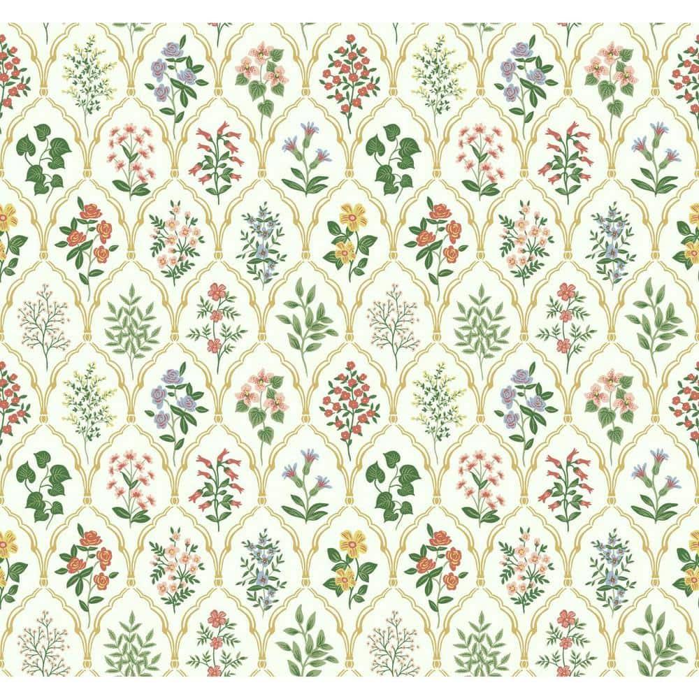 Rifle Paper Co. Hawthorne 27' x 27" Wallpaper
