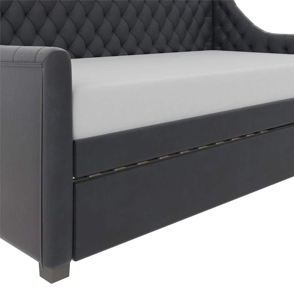 Monarch Hill Ambrosia Upholstered Daybed with Trundle