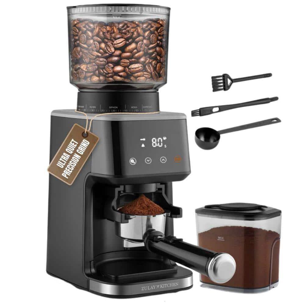 Zulay Kitchen Zulay Kitchen Adjustable Burr Coffee Grinder, Commercial Automatic Conical Coffee Bean Grinder