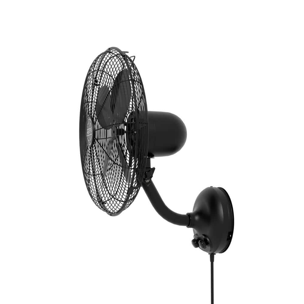 HUNTER - 97318 - Oscillating Wall Mounted Fan 16 inch 3 speeds Classic W16