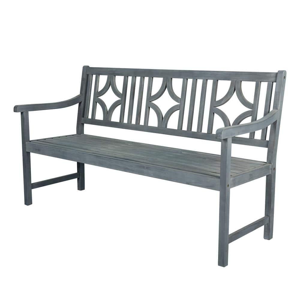 Red Barrel Studio® Babson Acacia Outdoor Bench