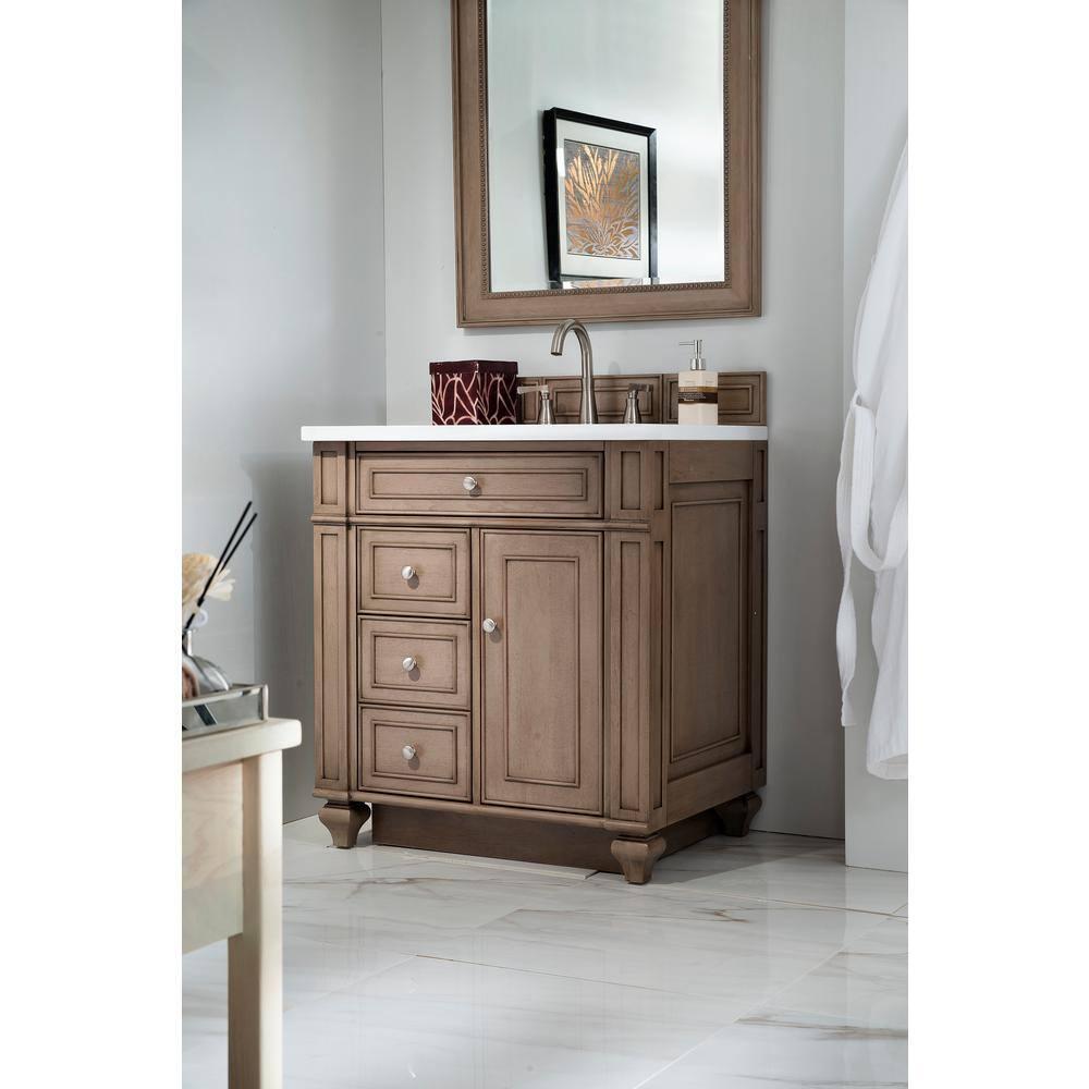 James Martin Vanities 157-V30 Bristol 30" Single Basin Hardwood Vanity Cabinet Only - Wood