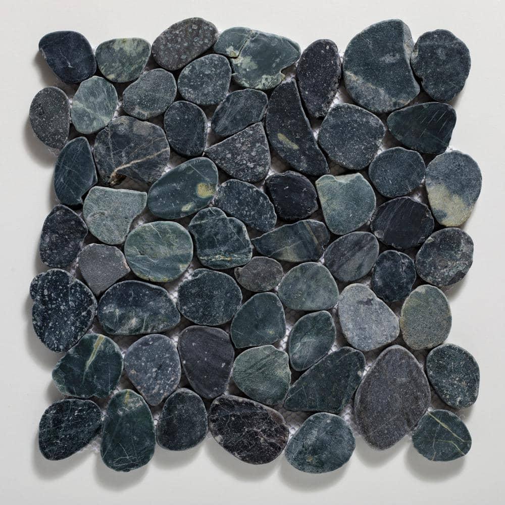 Sliced Pebble Mosaic Wall & Floor Tile