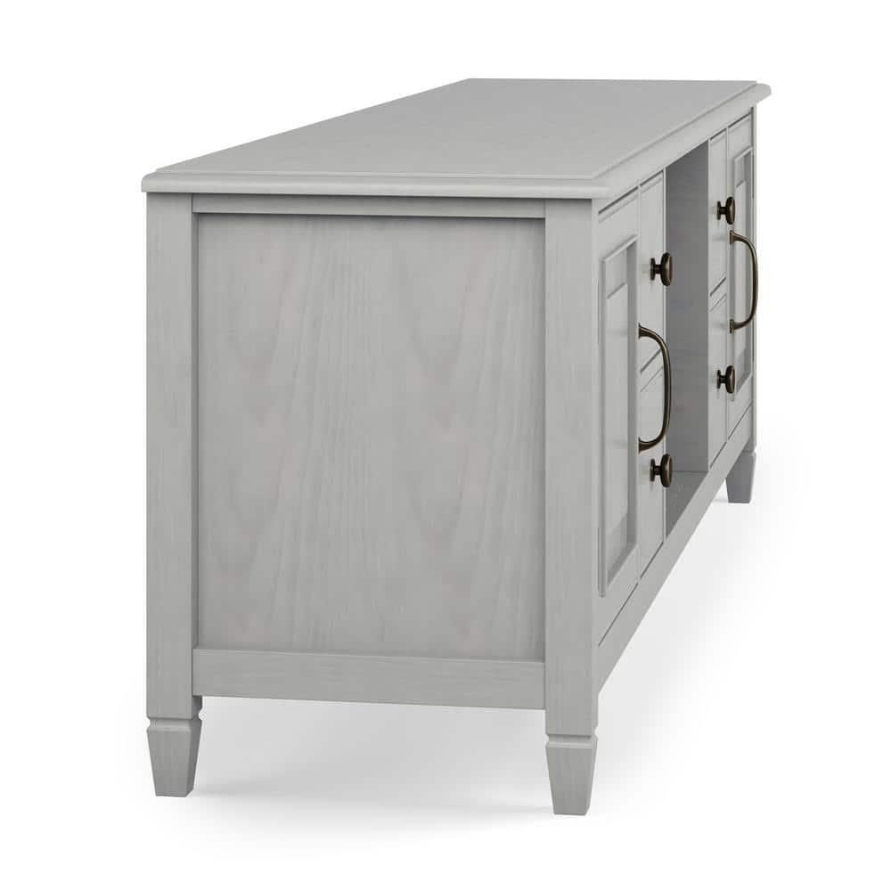 Simpli Home Connaught SOLID WOOD 72 inch Wide TV Stand For TVs up to 80 inches