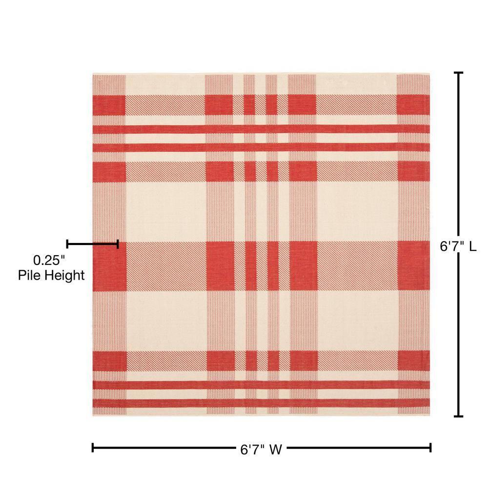 Courtyard Performance Plaid Rug
