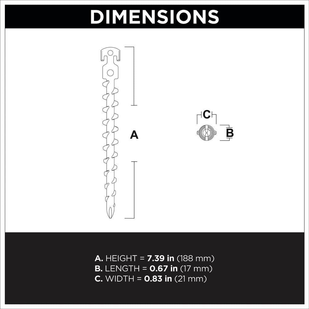 Vortex Gardening Ground Anchor (Set of 4)
