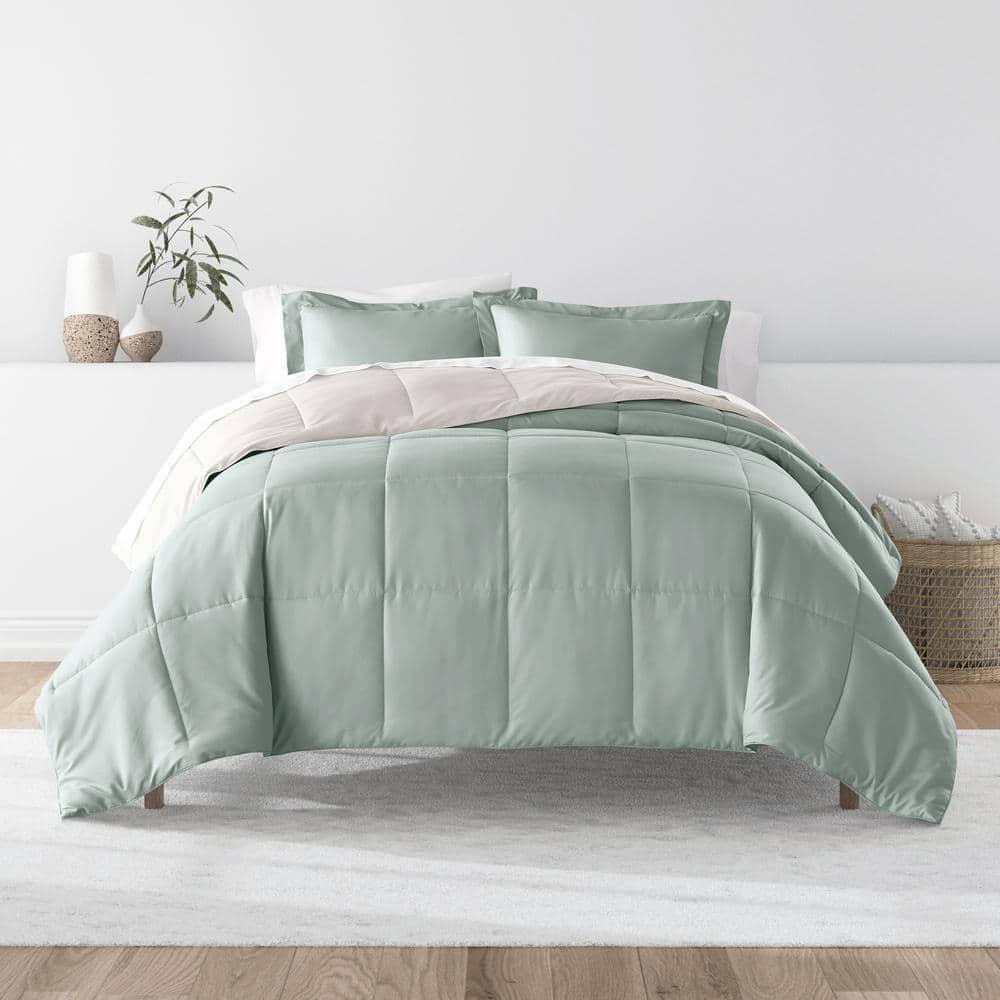 Reversible Down-Alternative Comforter Bedding Set